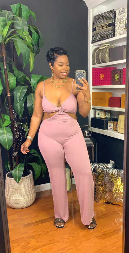 CABANA BAE Jumpsuit (Mauve)