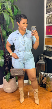 DONNA Denim Romper (Lt.Denim)