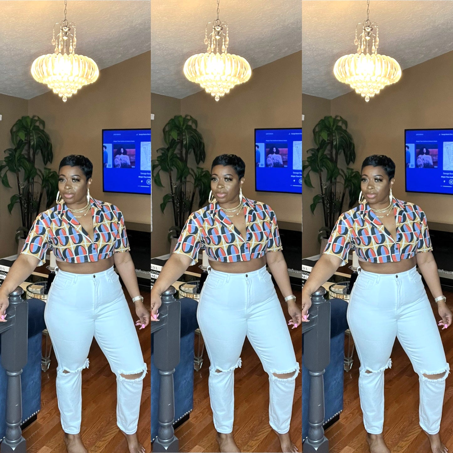 BUSTED BOYFRIEND Jeans (White)