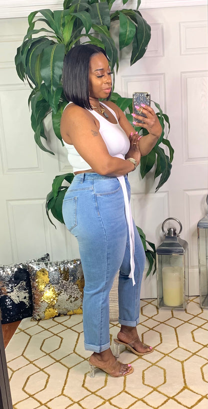 MOM Jeans (Denim Med. Wash)