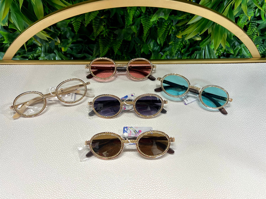 The “FAWN” Rhinestone Sunglasses